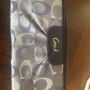 Purple coach wallet
